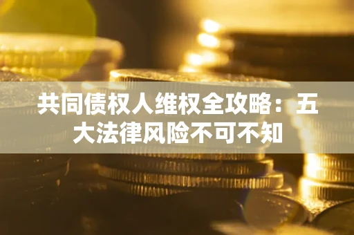 北京共同债权人维权全攻略：五大法律风险不可不知