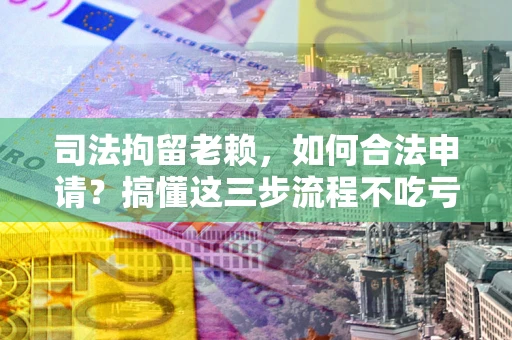 北京司法拘留老赖，如何合法申请？搞懂这三步流程不吃亏！