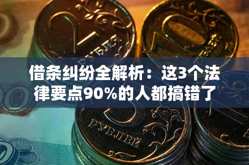 北京借条纠纷全解析：这3个法律要点90%的人都搞错了