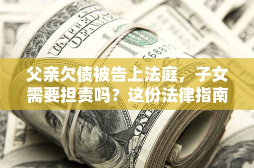 北京父亲欠债被告上法庭，子女需要担责吗？这份法律指南必须看完