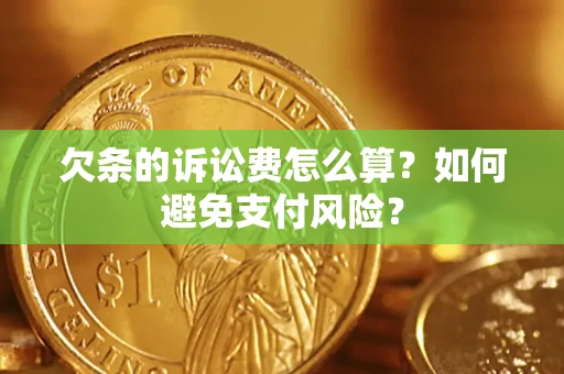 北京欠条的诉讼费怎么算？如何避免支付风险？